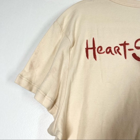 FREE PEOPLE Nirvana In Utero Heart Shaped Box Shrunken Band Tee XL - Picture 5 of 7